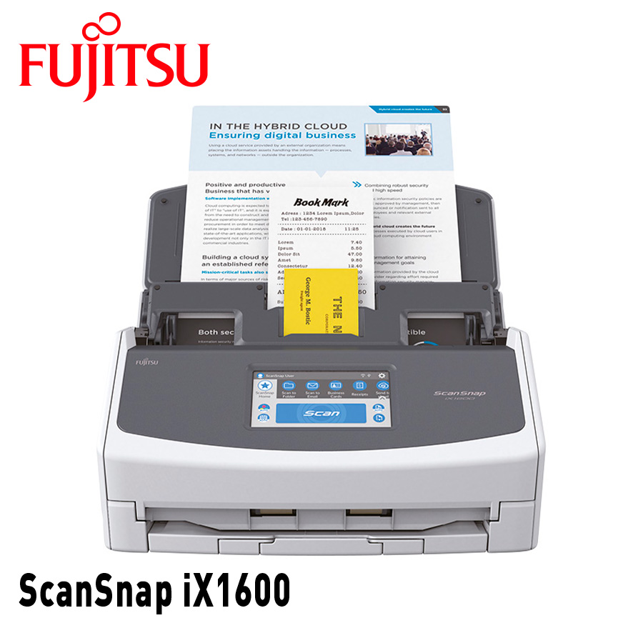 RICOH ScanSnap iX1600 white A4 40ppm,USB3.2,ADF50,Duplex,WiFi,Touch RICOH ScanSnap iX1600 white A4 40ppm,USB3.2,ADF50,Duplex,WiFi,Touch