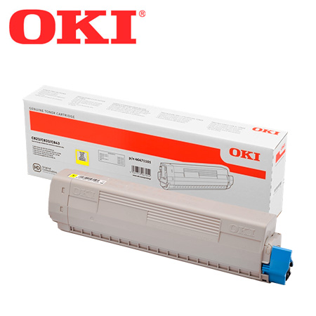 OKI Toner gelb C823 ca. 7.000 Seiten C833/C843 OKI Toner gelb C823 ca. 7.000 Seiten C833/C843
