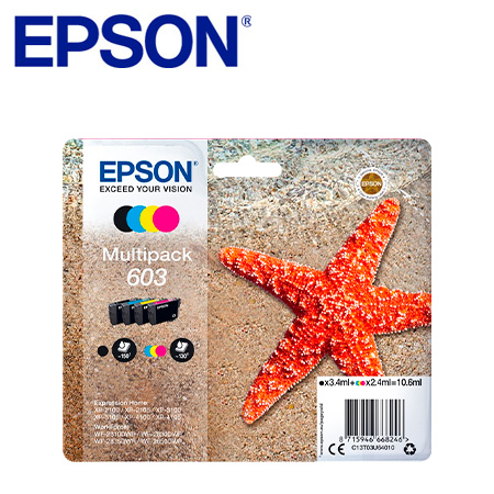 EPSON Tinte Multip. 1x3.4ml/3x2.4ml XP21xx/31xx/41xx,WF28xx, ''603'' EPSON Tinte Multip. 1x3.4ml/3x2.4ml XP21xx/31xx/41xx,WF28xx, ''603''