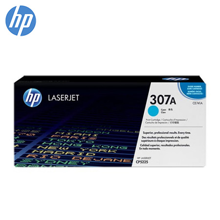 HP Toner cyan 7.300 S. No.307A ca. 7.300 Seiten, f. CLJ CP5225 HP Toner cyan 7.300 S. No.307A ca. 7.300 Seiten, f. CLJ CP5225