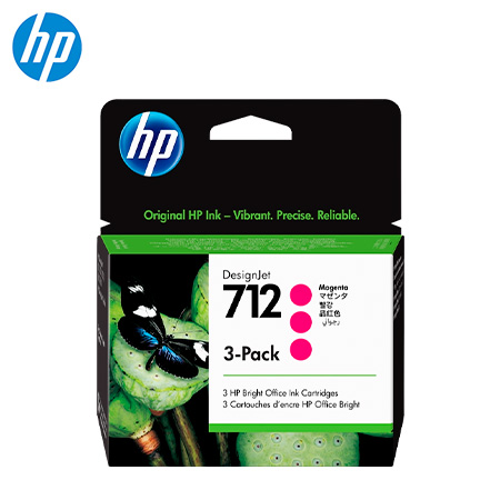 HP Tinte Magenta 3x29ml No.712 DesignJet Ink Cartridge HP Tinte Magenta 3x29ml No.712 DesignJet Ink Cartridge