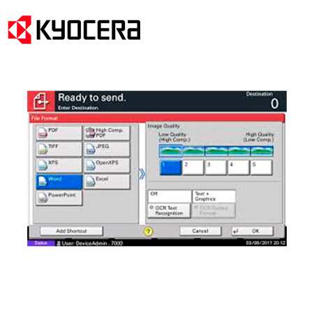 KYOCERA Scan Extension Kit (A) Scan to Searchable PDF KYOCERA Scan Extension Kit (A) Scan to Searchable PDF
