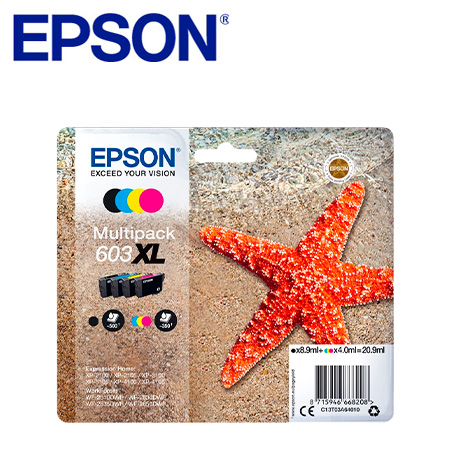 EPSON Tinte Multip. 1x8.9ml/3x4.0ml XP21xx/31xx/41xx,WF28xx, ''603XL''