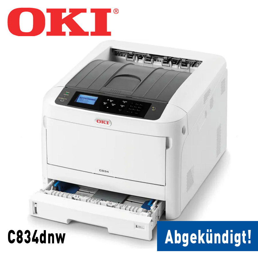 OKI C834dnw A3 - Abgekündigt OKI C834dnw A3 - Abgekündigt