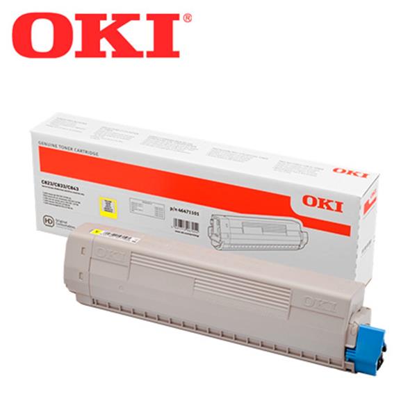 OKI Toner gelb C823 ca. 7.000 Seiten C833/C843