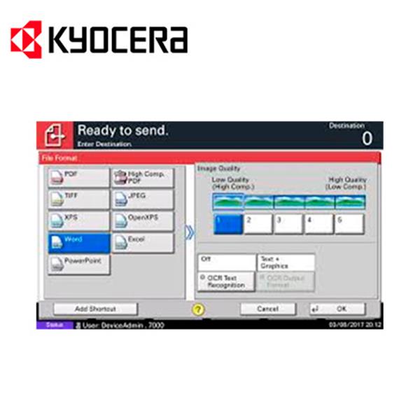KYOCERA Scan Extension Kit (A) Scan to Searchable PDF