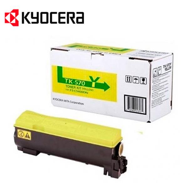 KYOCERA Toner FS-C5400DN gelb TK-570Y / 12.000 Seiten