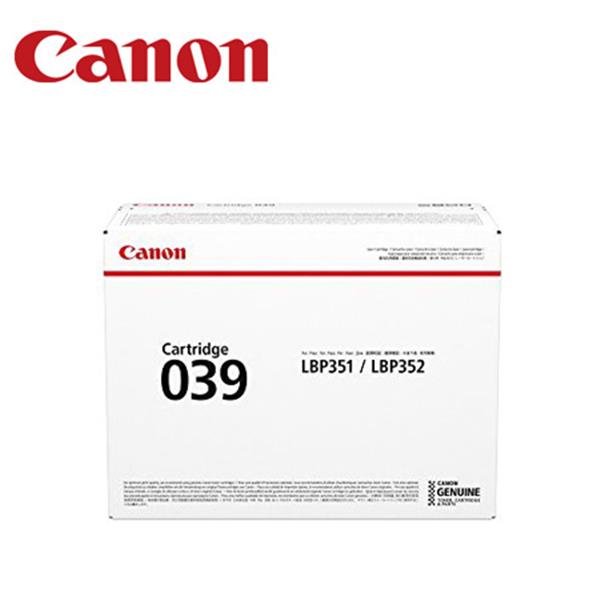 CANON Toner schwarz Cartridge 039 11.000Seiten