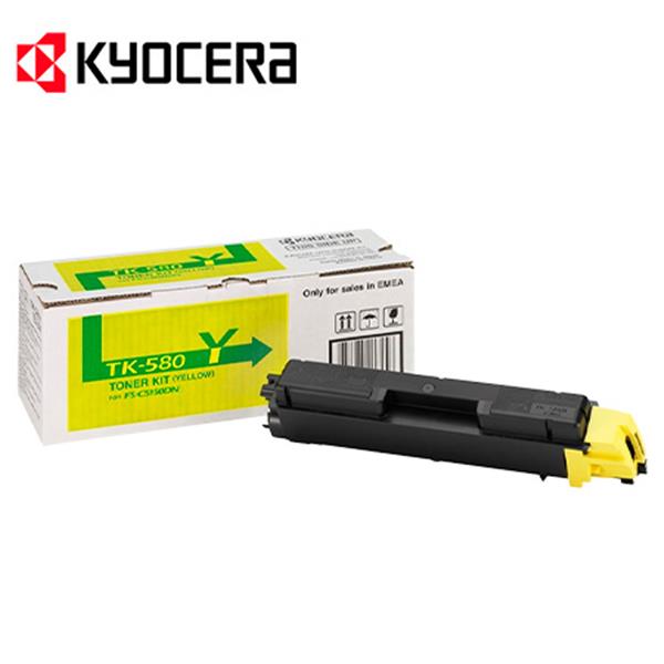 KYOCERA Toner FS-C5150DN gelb 2.800 Seiten TK-580Y